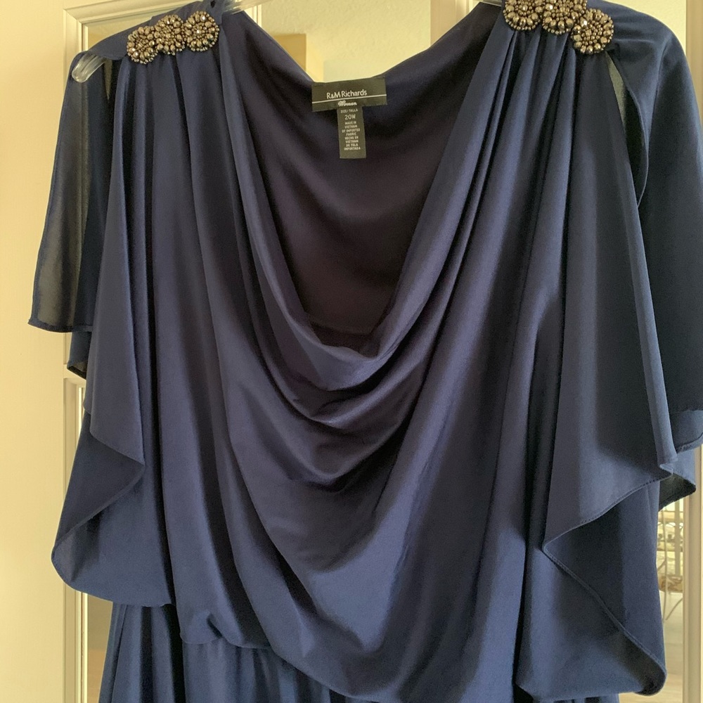 Semi formal navy blue dress